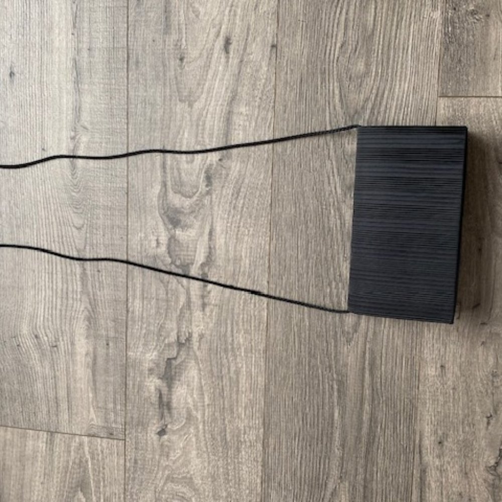Black Satin evening purse